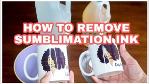 how to remove sublimation ink